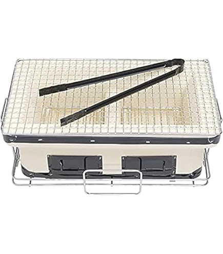 Amazon.co.jp: Field to Summit 本格珪藻土 角型 七輪 (角アミ